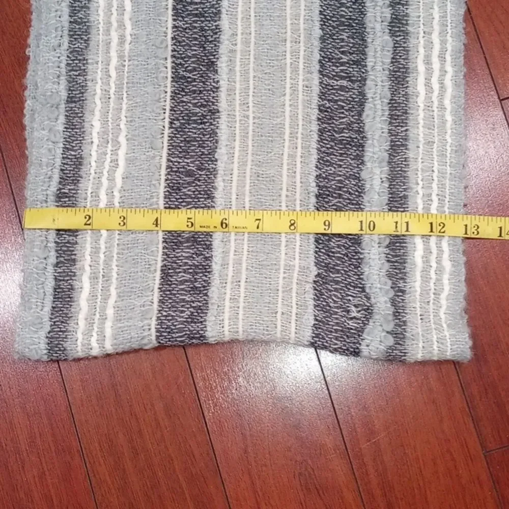 New! Shupaca Infinity Alpaca Scarf - Boucle - Gray Monochrome